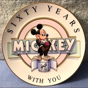 Disney “Sixty Years with Mickey" Porcelain Plate